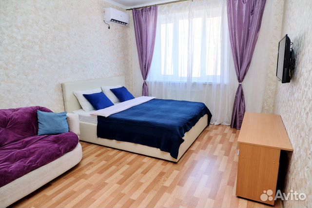 

1-к. квартира, 45 м², 3 кровати
