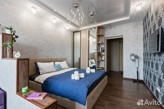 

1-к. квартира, 40 м², 2 кровати