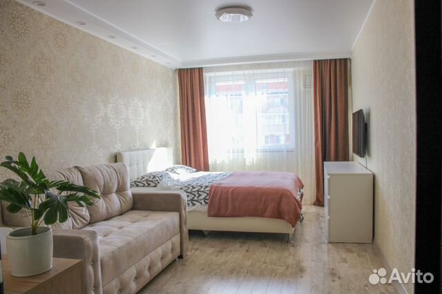 

1-к. квартира, 43 м², 3 кровати