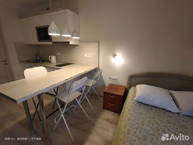 

Квартира-студия, 25 м², 2 кровати