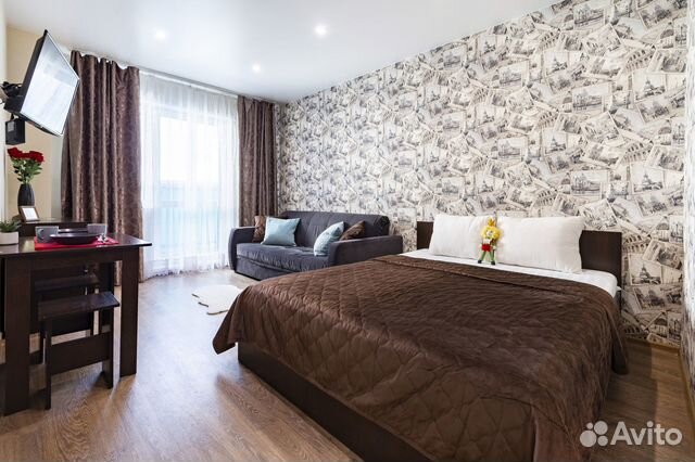 

Квартира-студия, 28 м², 2 кровати