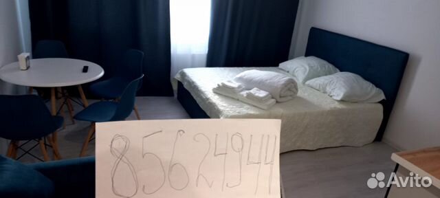 

Квартира-студия, 28 м², 2 кровати