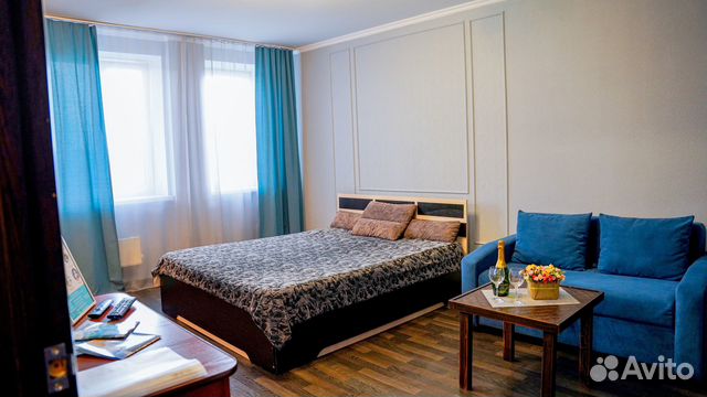 

Квартира-студия, 38 м², 2 кровати