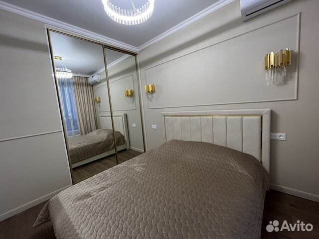 

1-к. квартира, 44 м², 2 кровати