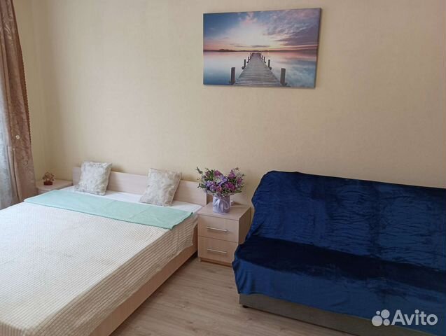 

1-к. квартира, 45 м², 2 кровати