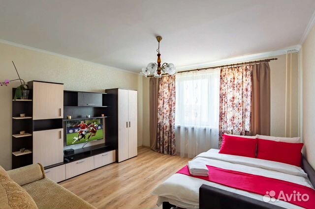 

1-к. квартира, 40 м², 2 кровати