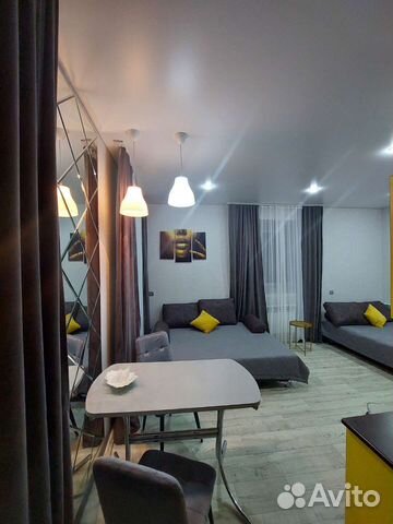 

Квартира-студия, 27 м², 2 кровати