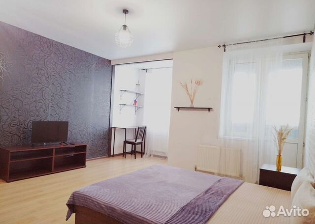 

Квартира-студия, 38 м², 1 кровать