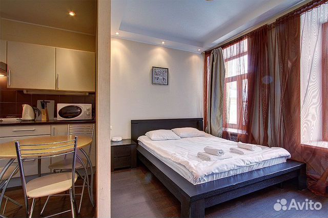 

Квартира-студия, 30 м², 1 кровать