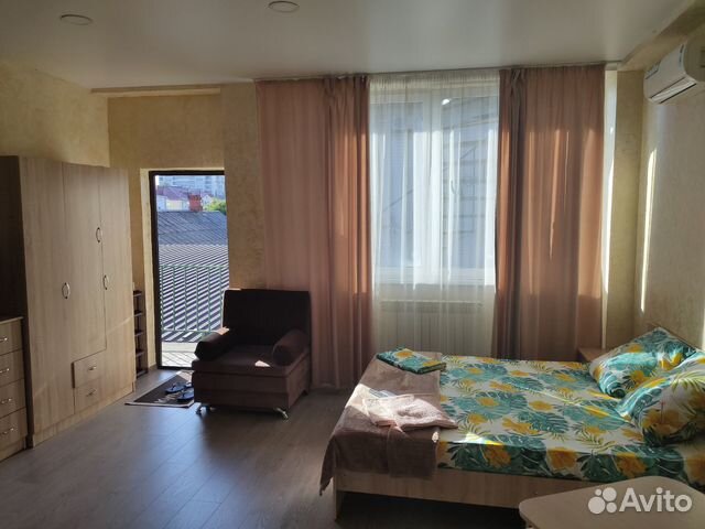 

Квартира-студия, 33 м², 2 кровати