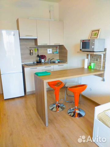 

Квартира-студия, 30 м², 2 кровати