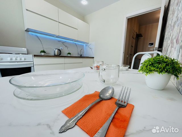 

1-к. квартира, 38 м², 2 кровати