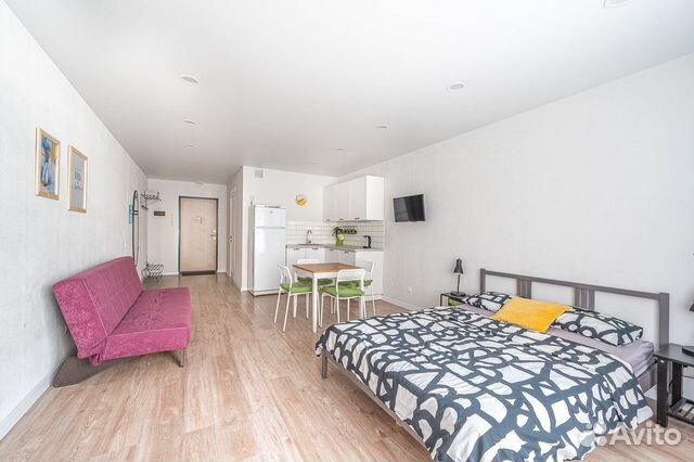 

Квартира-студия, 35 м², 2 кровати
