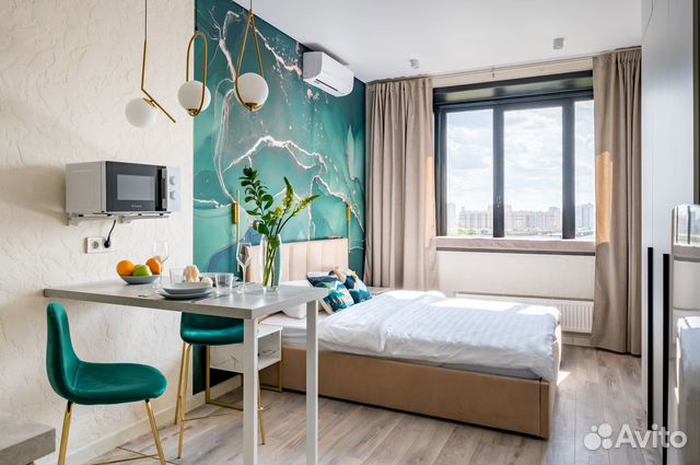 

Квартира-студия, 24 м², 1 кровать