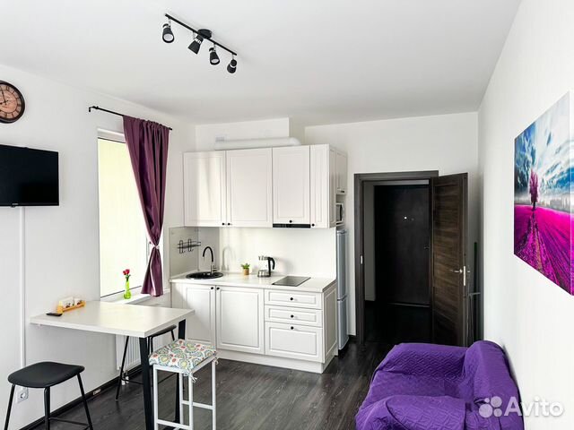 

Квартира-студия, 28 м², 3 кровати