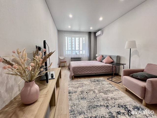

1-к. квартира, 55 м², 3 кровати