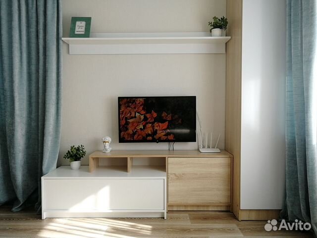 

1-к. квартира, 30 м², 2 кровати