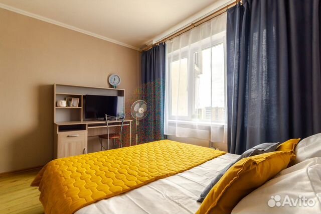 

1-к. квартира, 40 м², 2 кровати