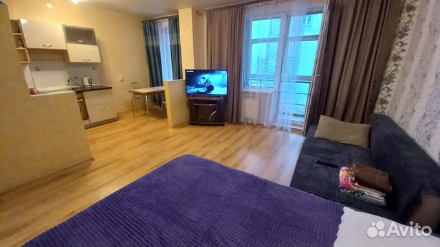 

Квартира-студия, 38 м², 2 кровати