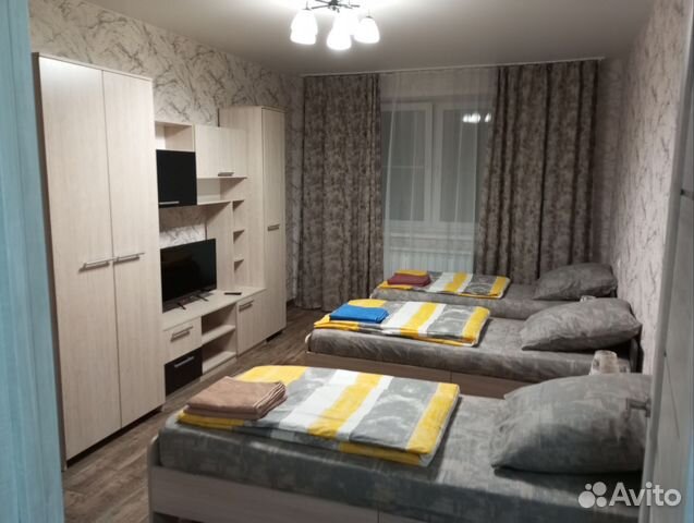 

1-к. квартира, 44 м², 4 кровати