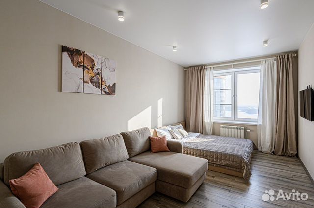 

1-к. квартира, 40 м², 2 кровати