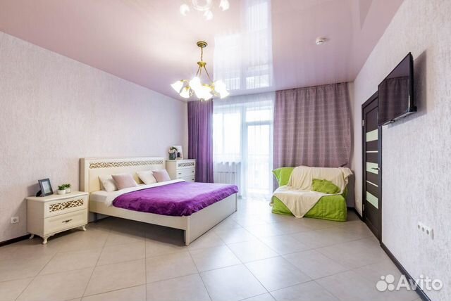 

1-к. квартира, 55 м², 3 кровати