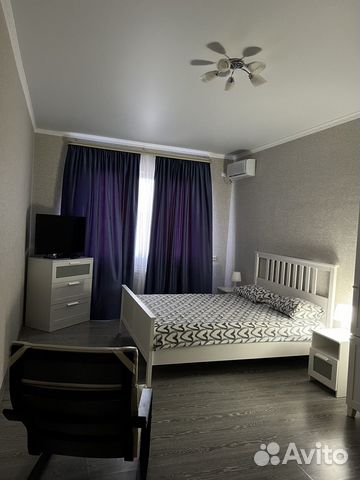 

1-к. квартира, 55 м², 3 кровати