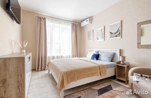 

1-к. квартира, 40 м², 2 кровати