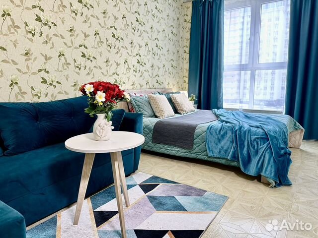 

1-к. квартира, 45 м², 3 кровати