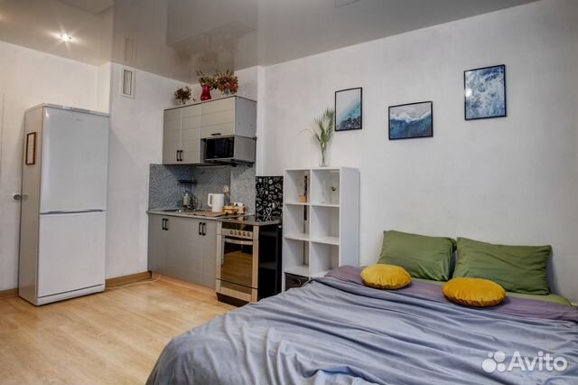 

Квартира-студия, 28 м², 2 кровати