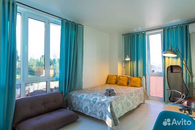 

Квартира-студия, 24 м², 2 кровати