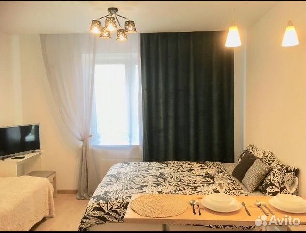 

Квартира-студия, 21 м², 2 кровати