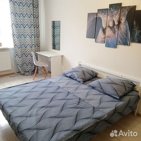 

1-к. квартира, 55 м², 2 кровати