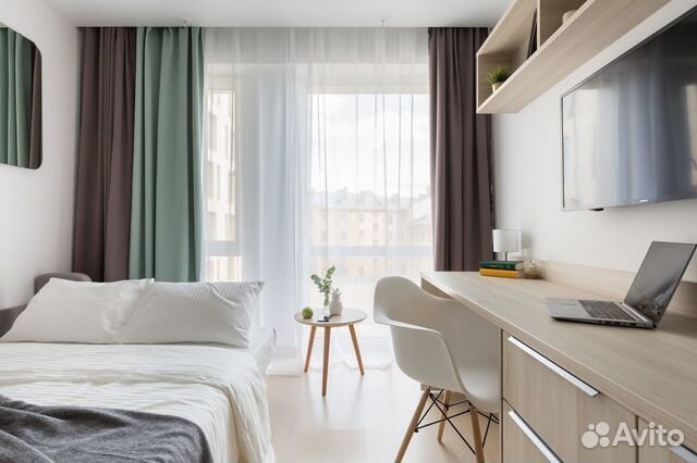 

Квартира-студия, 24 м², 1 кровать