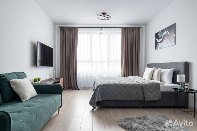 

1-к. квартира, 35 м², 2 кровати