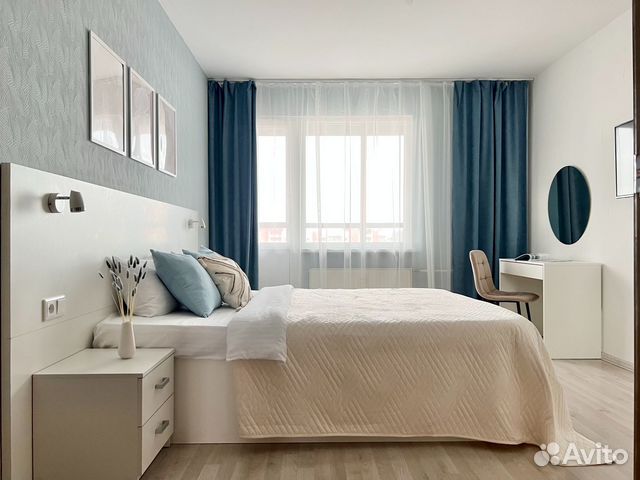 

1-к. квартира, 40 м², 2 кровати