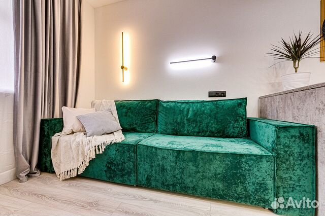 

Квартира-студия, 35 м², 2 кровати