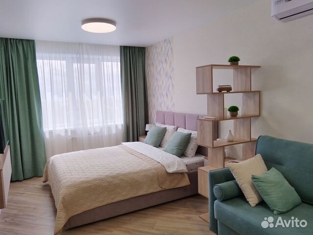 

1-к. квартира, 38 м², 2 кровати