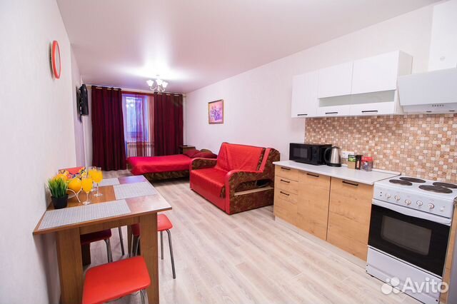 

Квартира-студия, 32 м², 2 кровати