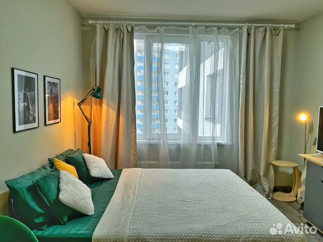 

Квартира-студия, 28 м², 1 кровать