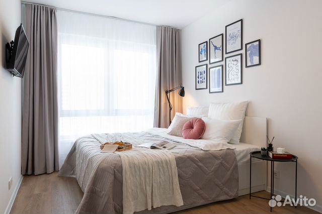 

1-к. квартира, 40 м², 2 кровати
