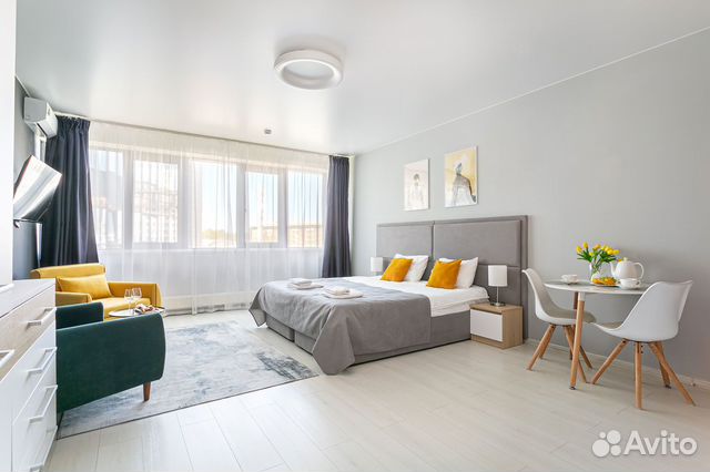 

Квартира-студия, 40 м², 3 кровати