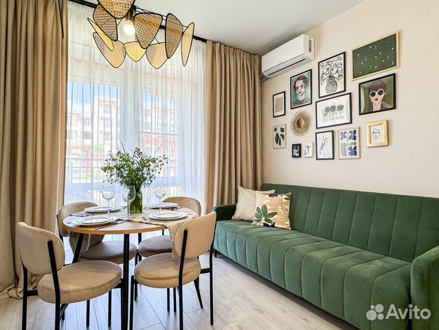 

1-к. квартира, 43 м², 3 кровати