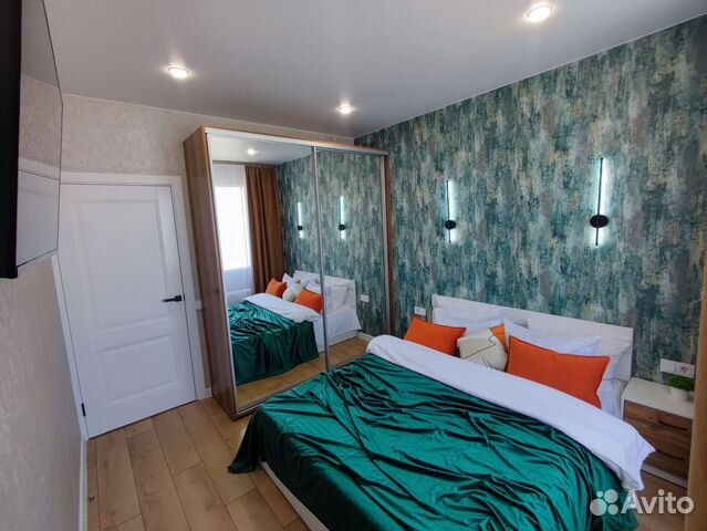 

1-к. квартира, 45 м², 2 кровати
