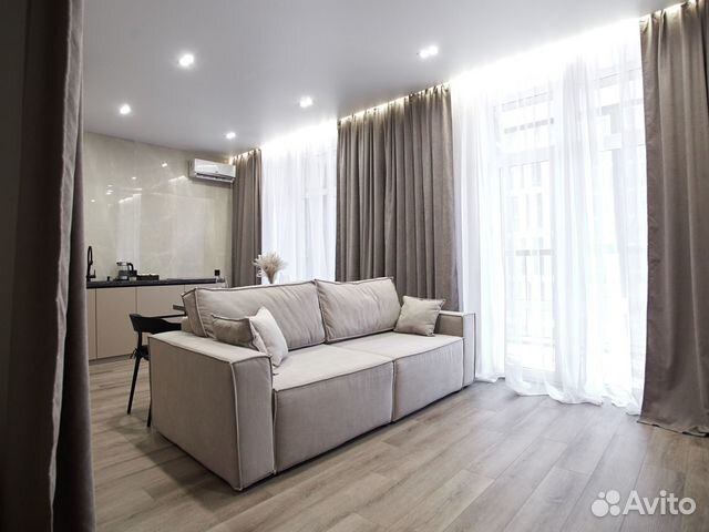 

Квартира-студия, 41 м², 2 кровати