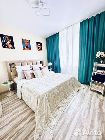 

1-к. квартира, 40 м², 2 кровати