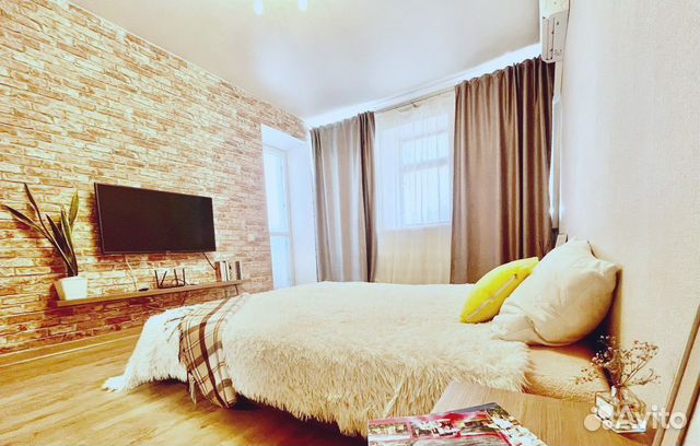 

1-к. квартира, 46 м², 2 кровати