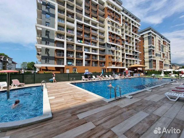 

Квартира-студия, 32 м², 2 кровати