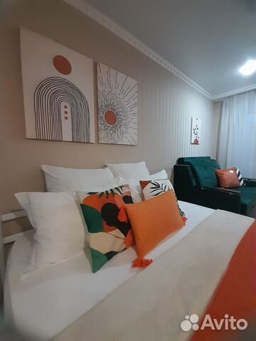 

Квартира-студия, 33 м², 2 кровати