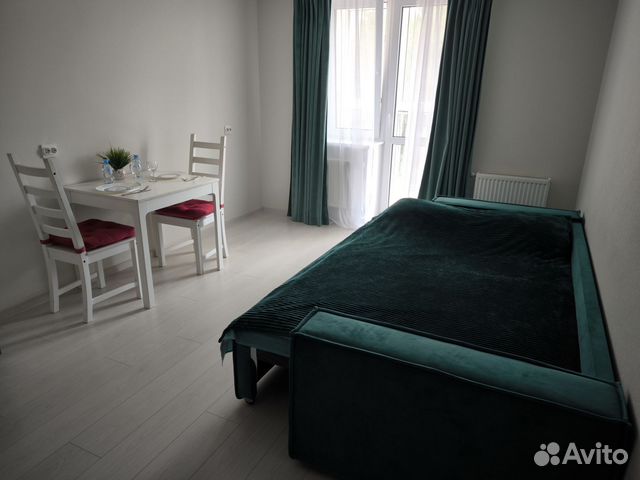 

Квартира-студия, 28 м², 2 кровати